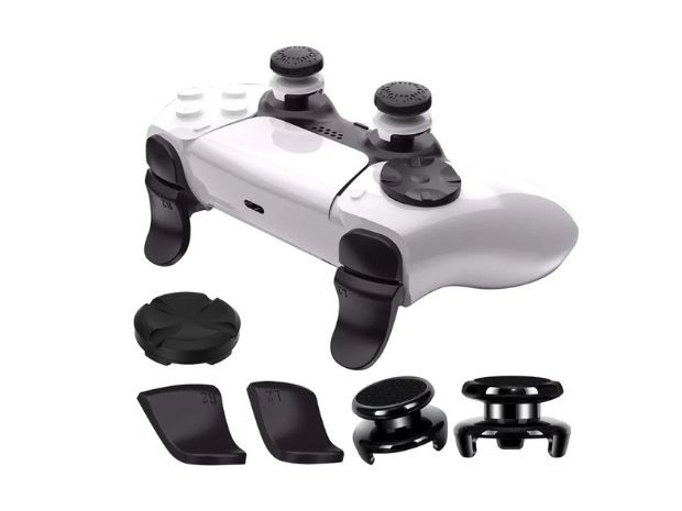&uu FUNDA SILICONA JOYSTICK PS5 KIT 5 EN 1 (5309)